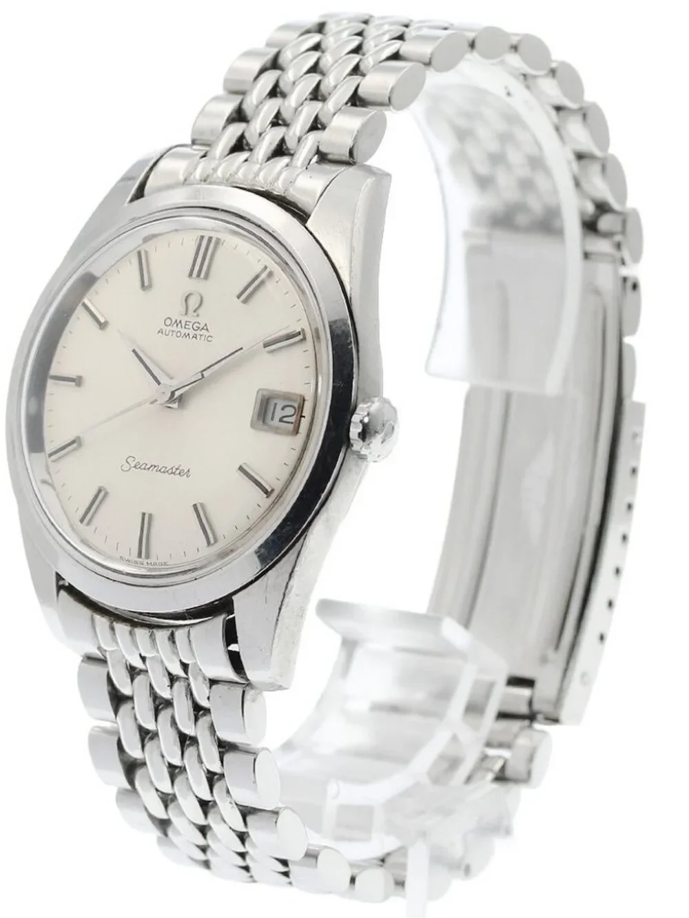 OMEGA Seamaster 166.010 Date cal.565 Rice Bracelet Automatic Men's Watch_961365